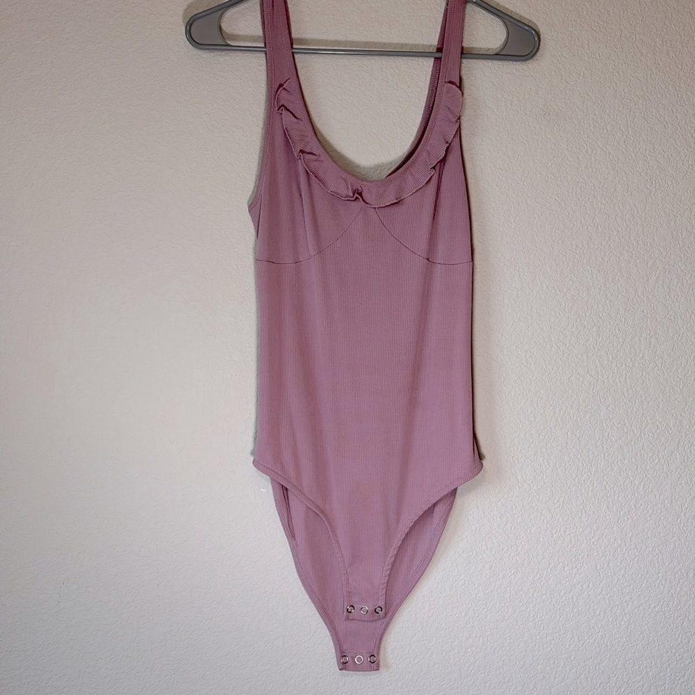 Light purple tank top bodysuit